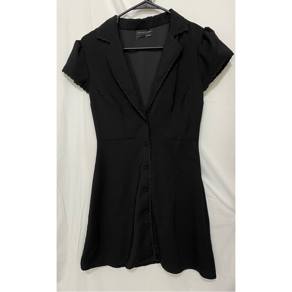 Urban Outfitters Black Button Up Dress